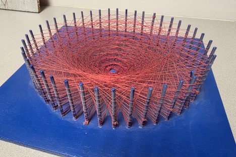 A thread sculpture