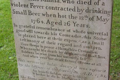 Thomas Thetcher's Headstone
