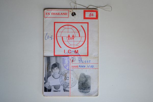 Vira Rama's refugee ID, March 1981.
