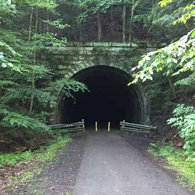 Tunnel entrance.