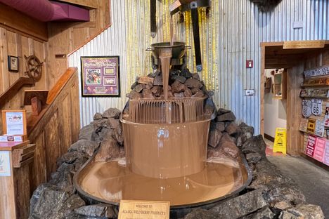 Worlds Largest Chocolate Waterfall