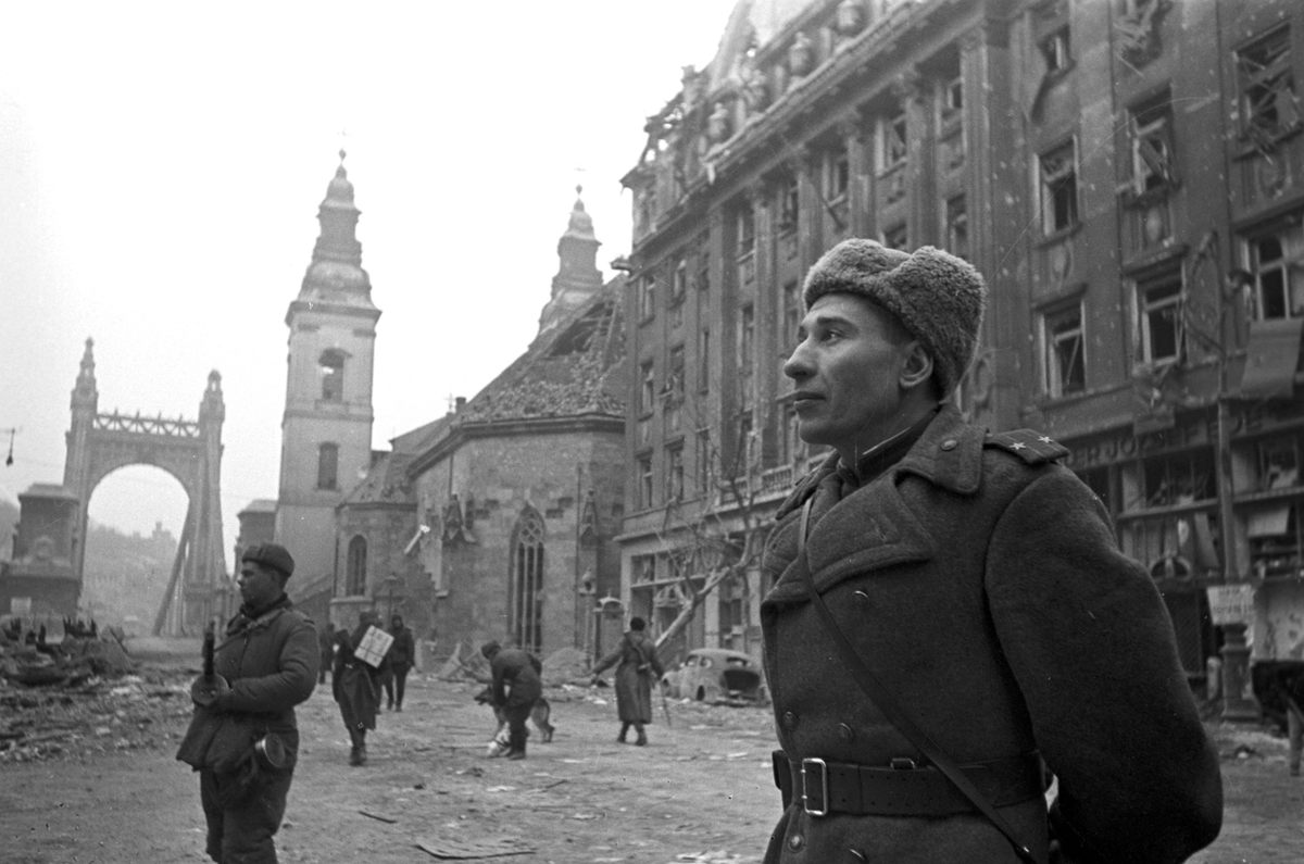 Budapest—seen here at the close of World War II in 1945—had a tumultuous century.