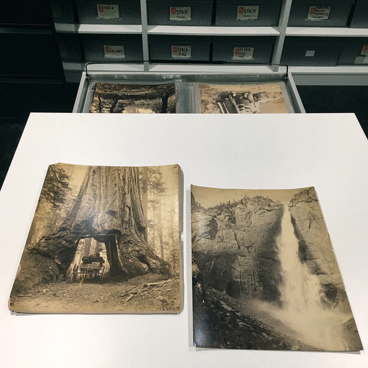 Watkins's prints of Yosemite at the Getty Images Archive.