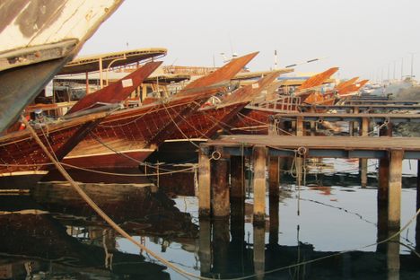 Al Wakrah Dhow Harbor.