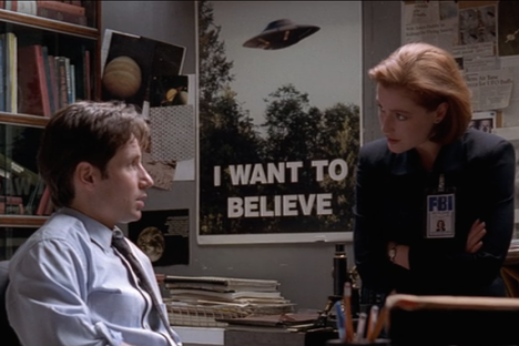 Object of Intrigue: The X-Files' 'I Want to Believe' Poster