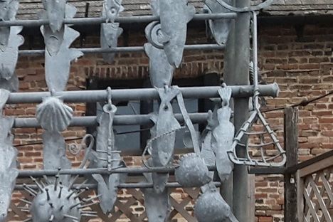 The Stockfish Drying Rack Sculpture