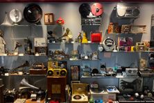 The Phono Museum features decades of different sound technology. 