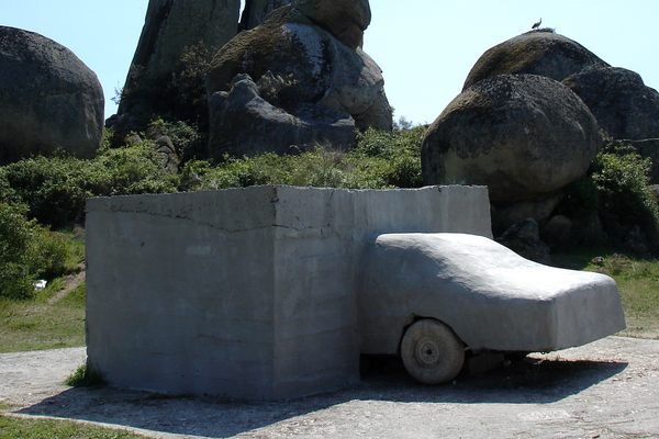 "Car in Concrete."