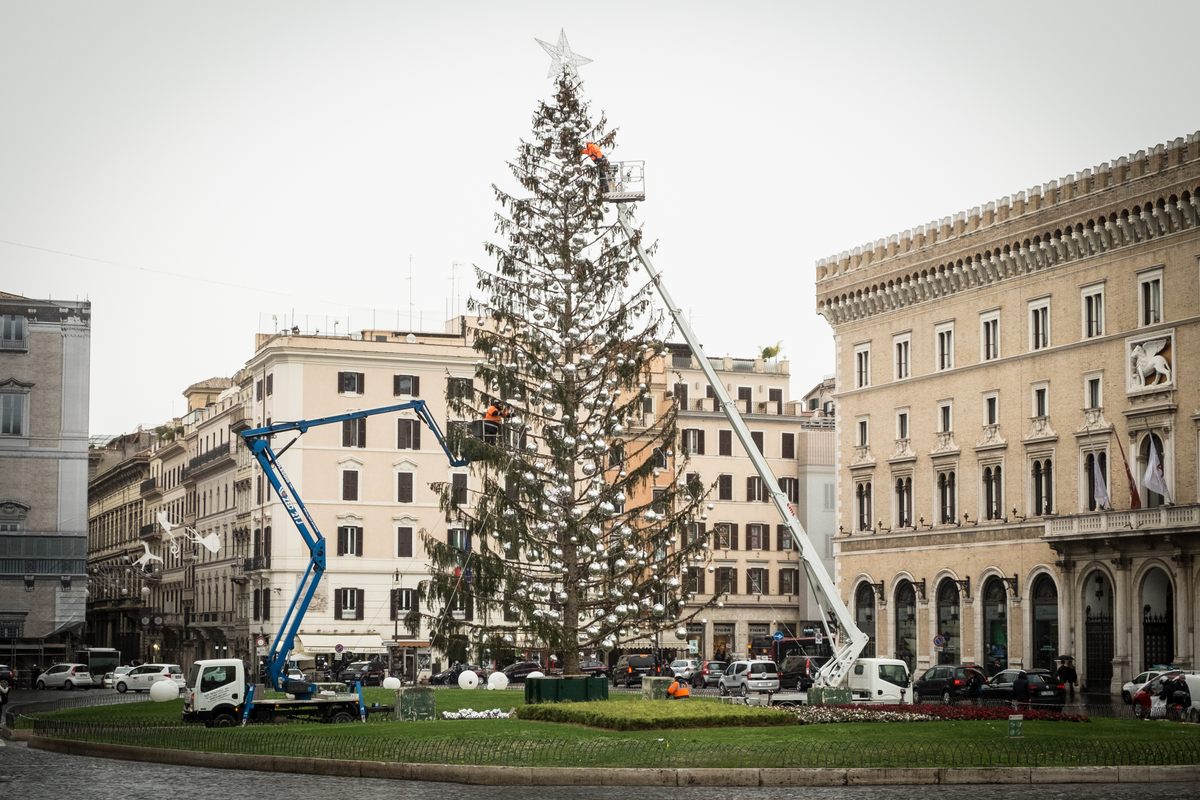 In 2017, Rome's Christmas tree, nicknamed <em>Spelacchio</em>, or "mangy," started shedding needles soon after it went up. By the end of its run, it looked a lot like a jumbo version of Charlie Brown's scrawny tree.