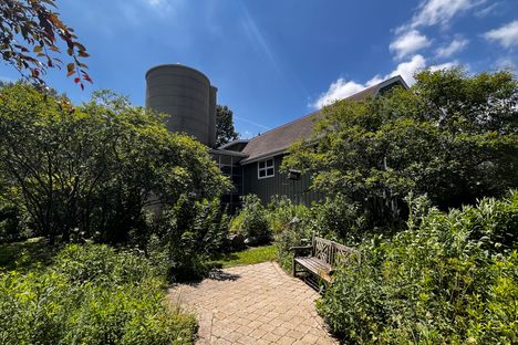The bog's Visitor Center, converted from a dairy barn