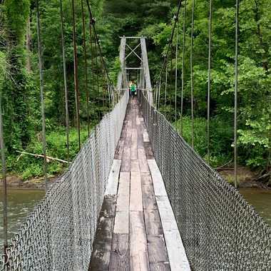 View south across bridge.