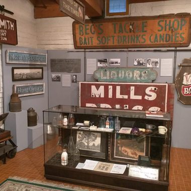 Signs from the city's past.