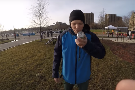 College Student Shotguns 13 Beers During Half-Marathon
