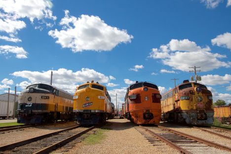 Trains at the Illinois Railway Museum