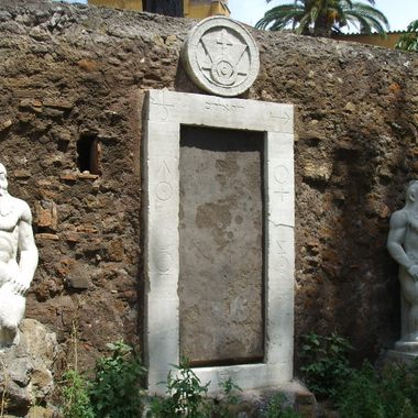 View of the Magic Door in Piazza Vittorio