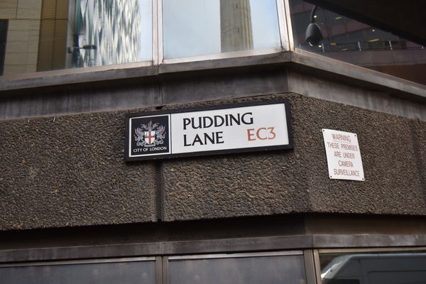 Pudding Lane sign