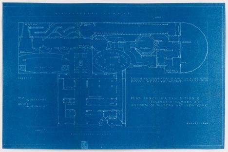 A plan for the controversial World War II exhibition known as Exhibition X. 
