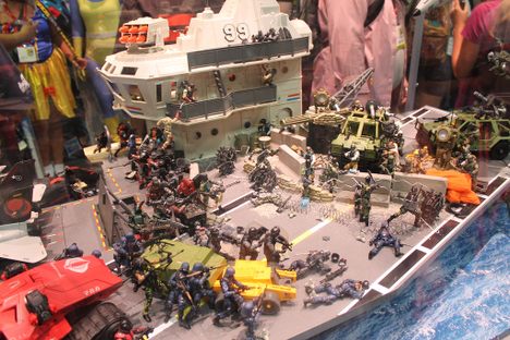 A G.I Joe display at Comic-Con. 