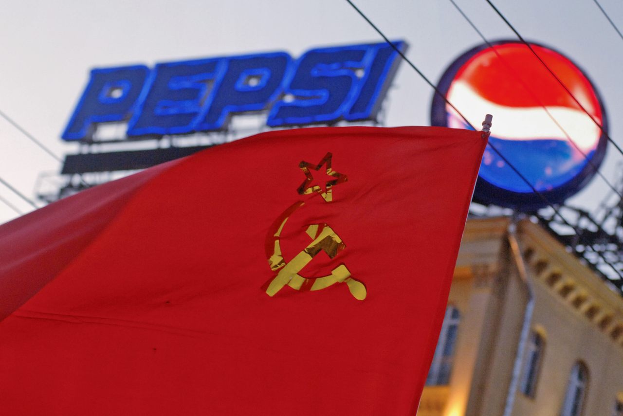 Pepsi was the first "capitalist" product sold in the Soviet Union.