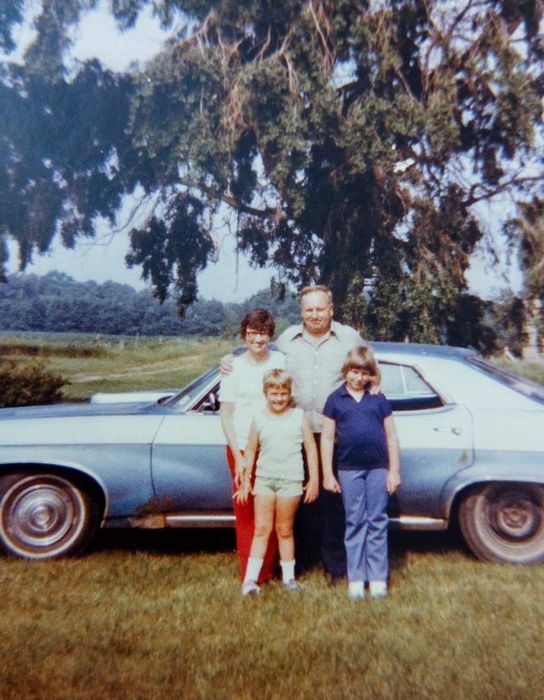 In our blue Chevy Impala, my family could go anywhere!