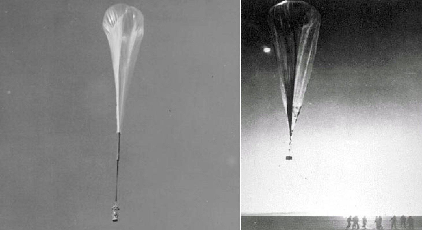 Project Moby Dick used “skyhook” balloons, developed by the U.S. military. These are two other examples of Cold War era skyhooks. 