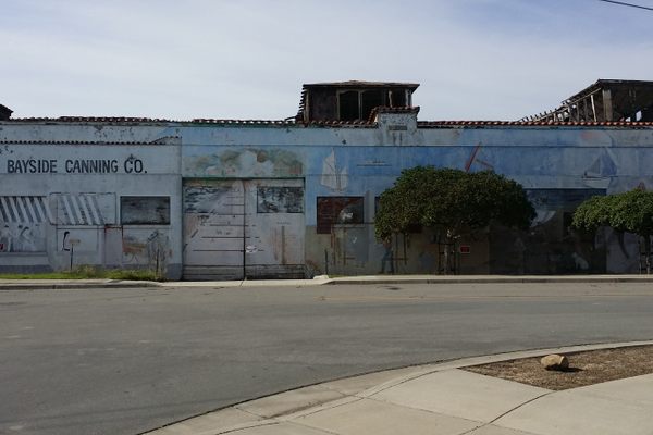 The front of the ruins.