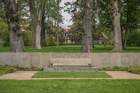 The final resting place of Hubert H. and Muriel Humphrey in Minneapolis