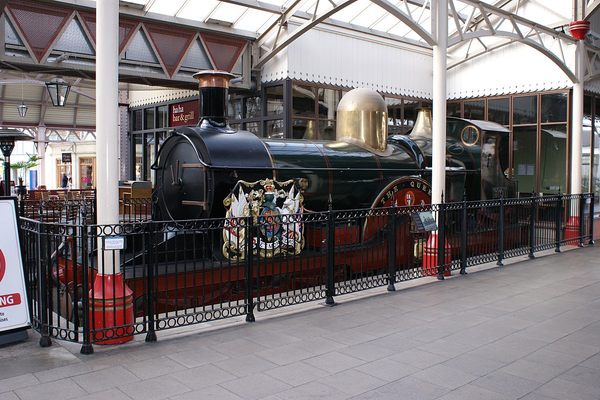 'The Queen' replica on display.