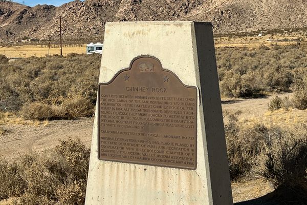 Chimney Rock Plaque