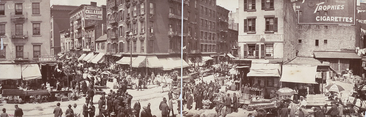New York's Lower East Side, where bagels became ubiquitous.