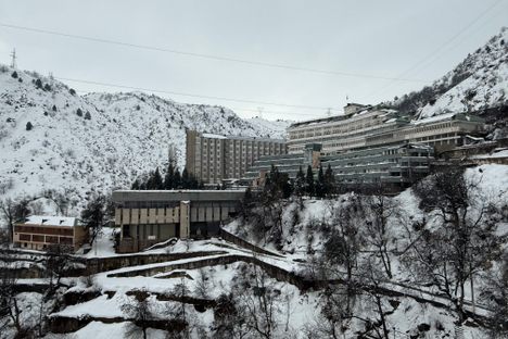 The resort that could be mistaken for a Bond villain hideout.