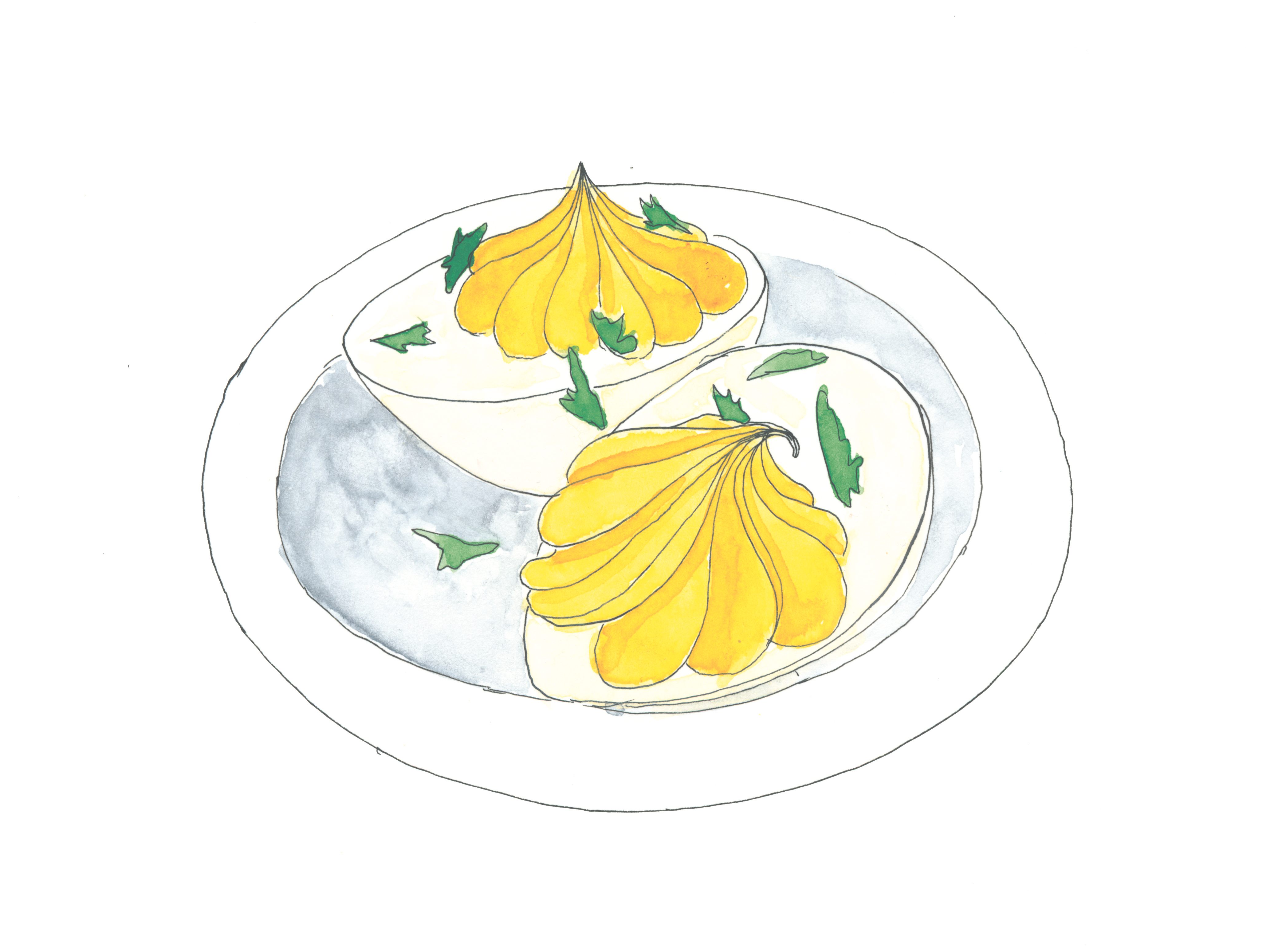 The authors make a case for Gabrielle Hamilton's deviled eggs having rescued the dish from obscurity.