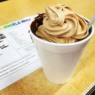 A Whirla-Whip creation, flavored with with Nutella.