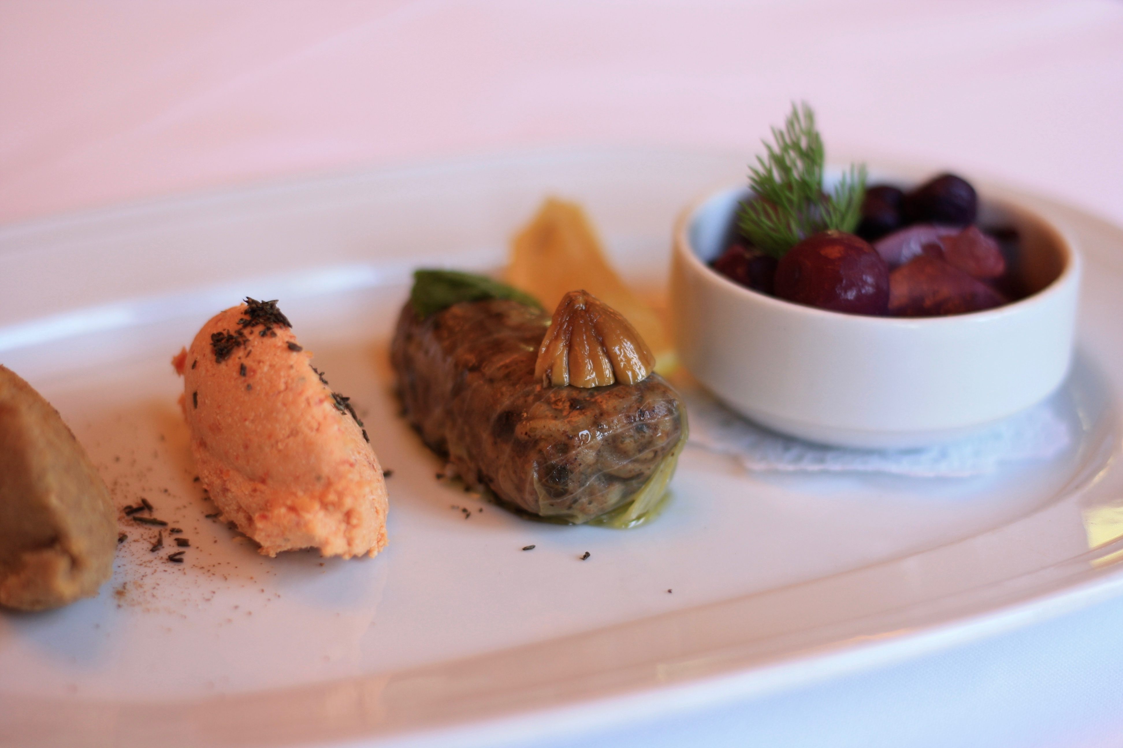 Stuffed fruits and vegetables, such as these stuffed cabbage leaves, were prized during the Ottoman era.