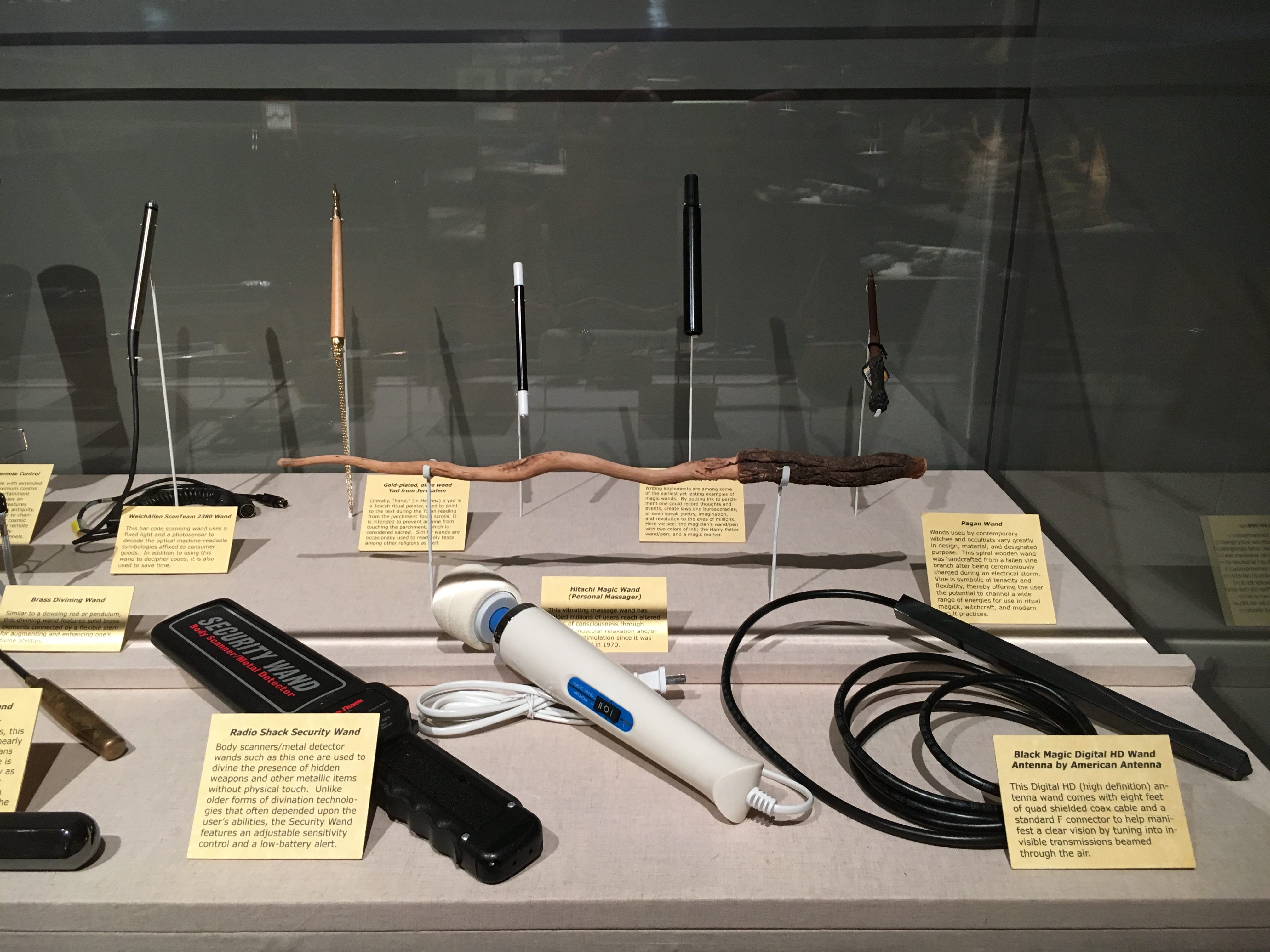 Wands through time.
