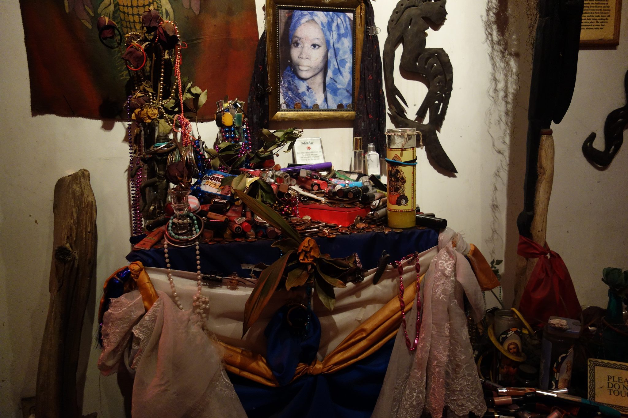 An altar at the Voodoo Museum.
