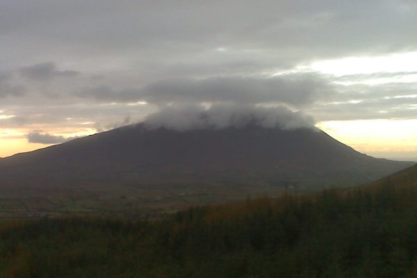 Nephin Mountain overlooking Lahardane at Addergoole
