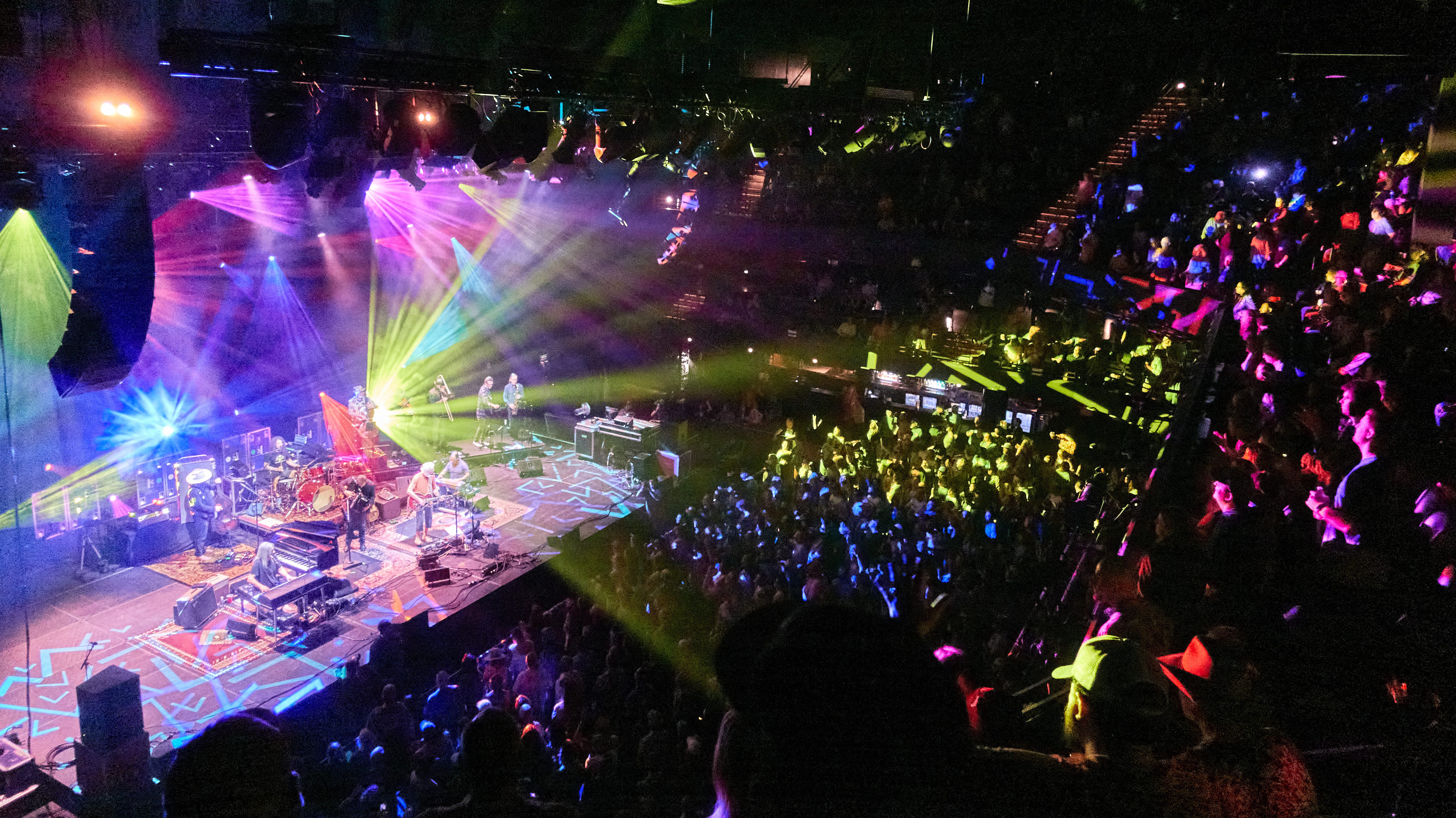 An impressive light show at the ACL Live at The Moody Theater.