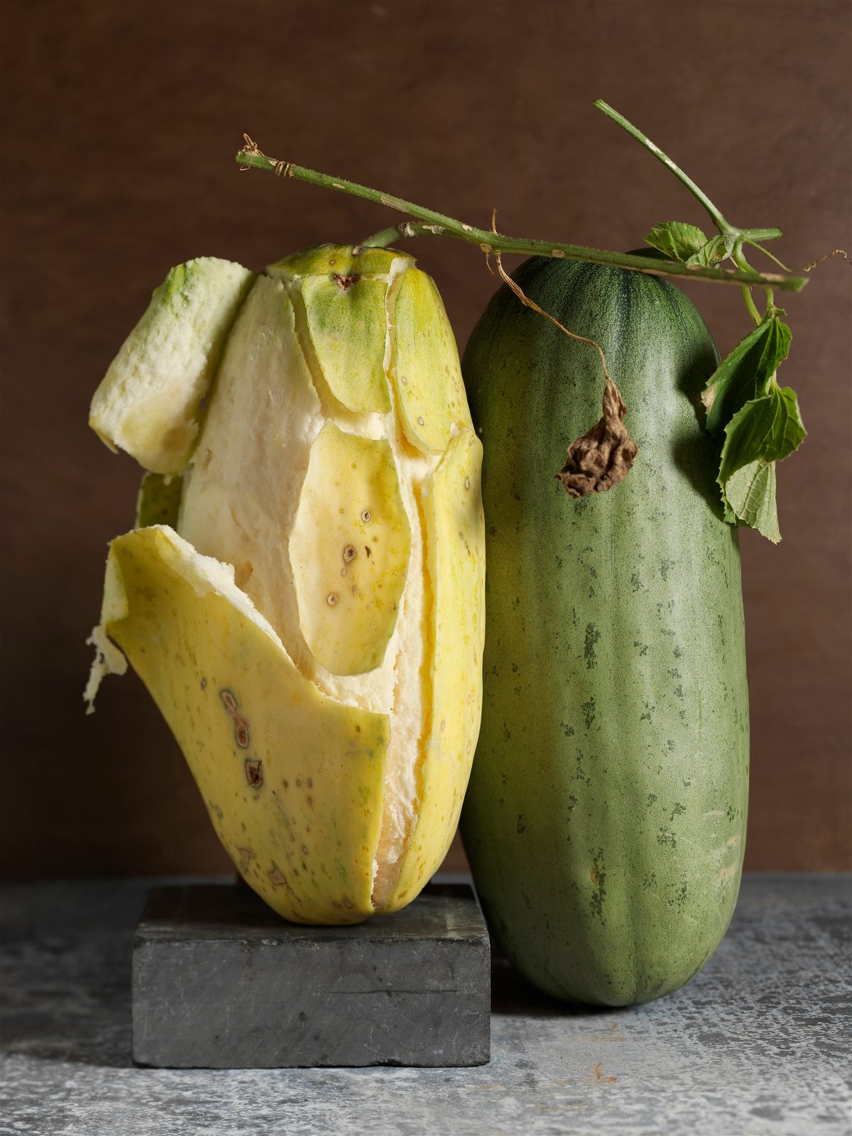 An explosive snap melon.