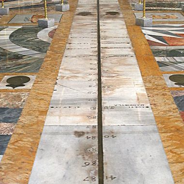 Meridian Line of the Basilica of St. Mary of the Angels and the Martyrs