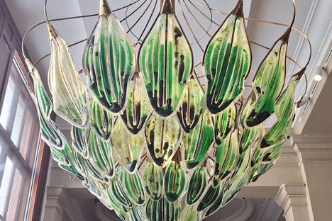 Exhale: Bionic Chandelier
