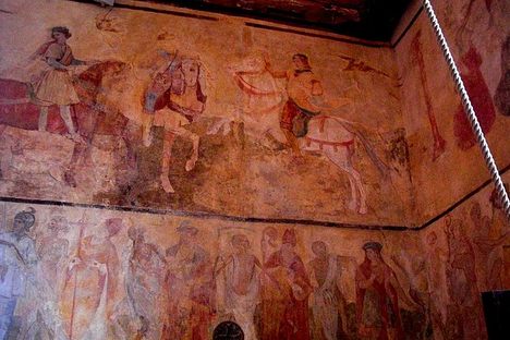 The mural of l'église Saint-Orien de Meslay-le-Grenet.