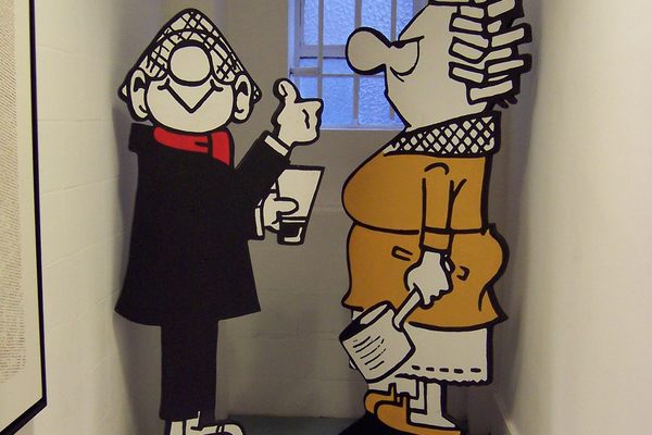 Andy Capp & Flo at the Cartoon Museum
