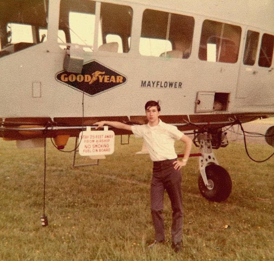 Gross in his rope-grabbing days.