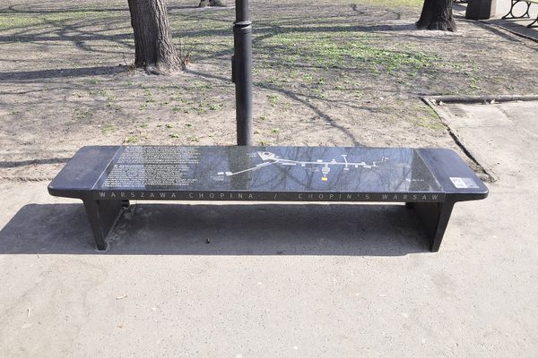 Chopin Bench.