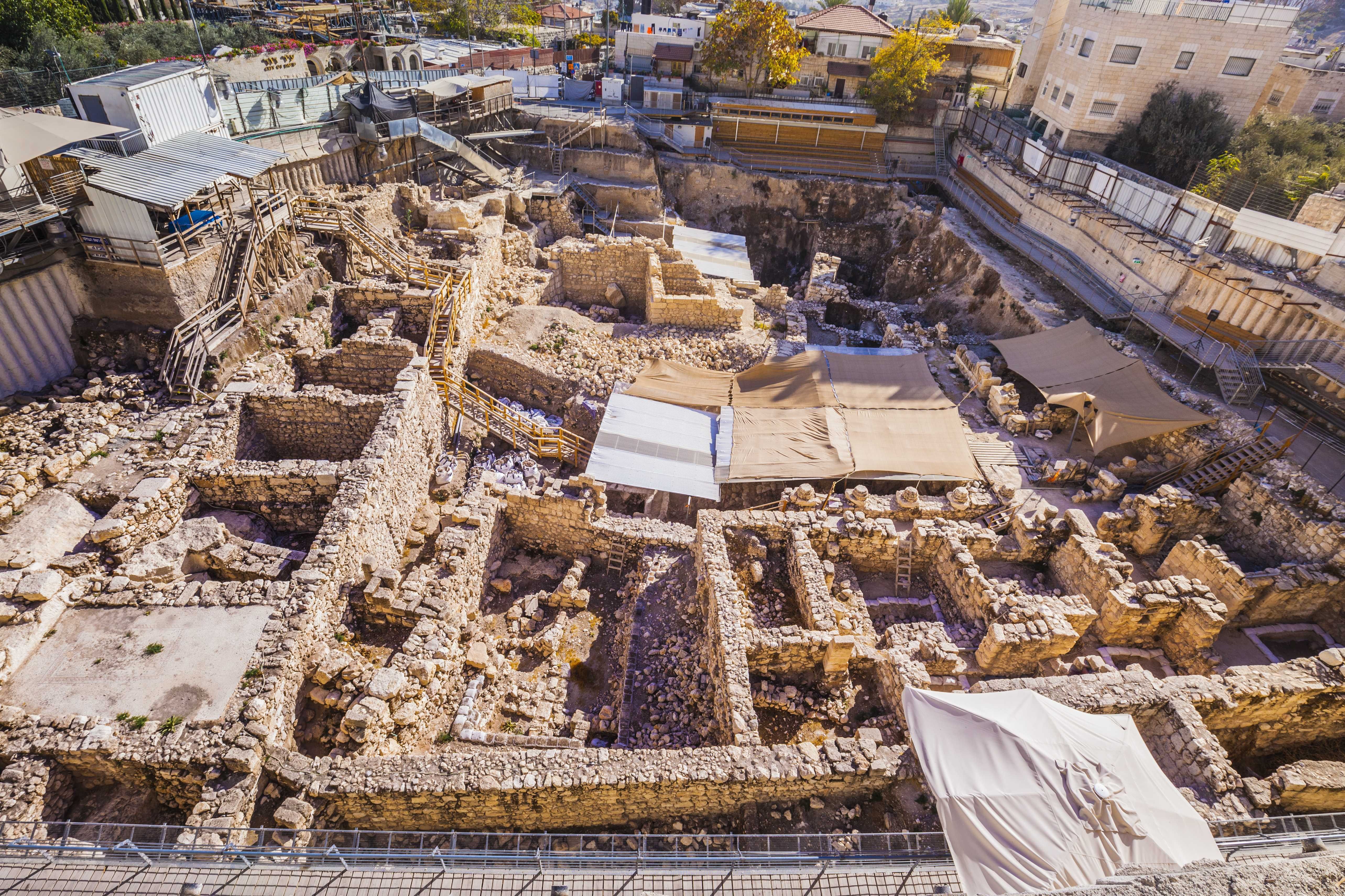 The Givati Parking Lot excavation site.