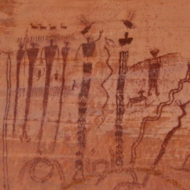 The details of the pictograph panel. 