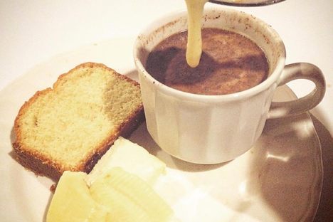 Chocolate santafereño is the perfect combination of sweet and salty.