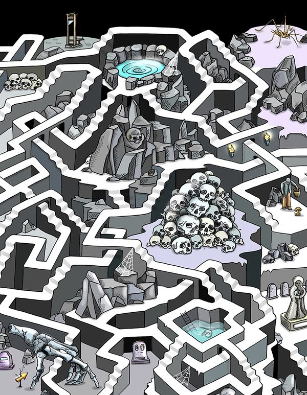 Get Lost in the Catacombs With Our Latest Maze