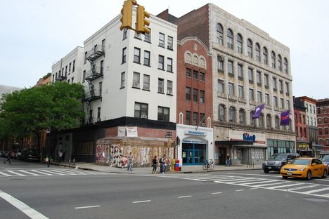Exterior of the former Fillmore East.